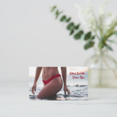 Carte De Fidélité Bikini Belly Barista Café Horizontal Drive-Thru (Debout devant)