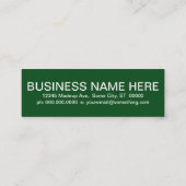 Carte De Fidélité BILLIARDS appréciation du client (carrés de mode) (Dos)