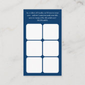 Carte De Fidélité Blue with Logo & QR - Gym Thank You (Dos)