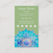 Carte De Fidélité Bohème Angel Mandala Soft Moss Green (Dos)