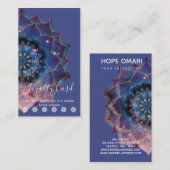 Carte De Fidélité Boho Nebula Mandala, Mystique (Devant / Derrière)