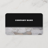 Carte De Fidélité Bois gris argenté (Dos)