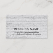 Carte De Fidélité Bois rustique Loyauté Punch (Dos)