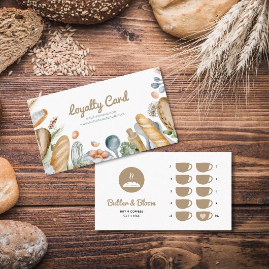 Carte De Fidélité Boulangerie Boho Café gratuit