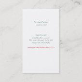 Carte De Fidélité Boulangerie Cupcake Baker Client Loyalty Punch (Dos)