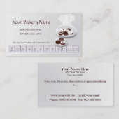 Carte De Fidélité Boulangerie de Donut Baker Magasiner sur mesure fi (Devant / Derrière)