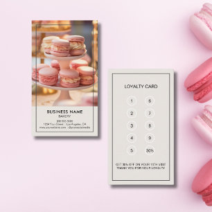 Carte De Fidélité Boulangerie sur mesure Boutique de gâteaux de conf