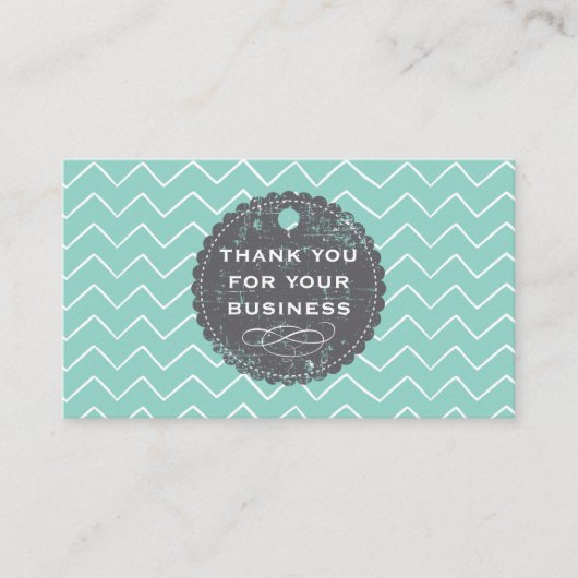 Carte De Fidélité Boutique Cutesy Grunge Badge Merci (Devant)