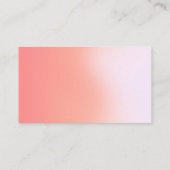 Carte de fidélité branchée (Dos)