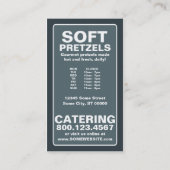 Carte De Fidélité bretzel de plaid (Dos)