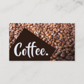 Carte De Fidélité Bright Coffee Beans Block Simple Double Punch (Devant)