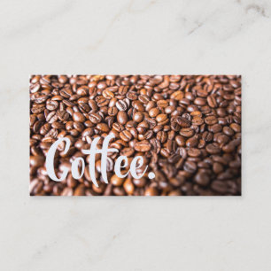 Carte De Fidélité Bright Coffee Beans Simple Double Punch