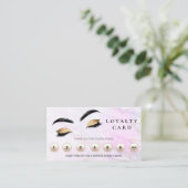 Carte De Fidélité *~* Brosses Eyes Lashes Merci Rewards QR LOGO (Debout devant)