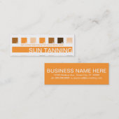 Carte De Fidélité Brunissement solaire appréciation de la clientèle (Devant / Derrière)