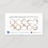 Carte de fidélité Bubble Tea Shop (Dos)