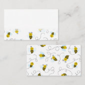 Carte De Fidélité Bumblebee volant Jaune Noir Bumble Bee (Devant / Derrière)