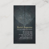 Carte De Fidélité BW Yoga Instructor Brushstrokies Classe Pass Fidél (Dos)