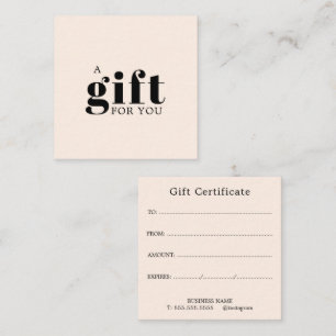 Carte De Fidélité Cadeau promotionnel pour salon d'affaires