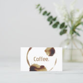 Carte De Fidélité Café Boutique Café Stains Loyalty Punch (Debout devant)