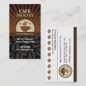 Carte De Fidélité Café Burst Café Loyauté (Devant / Derrière)