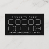 Carte De Fidélité Café Café Café Café Café Café (Dos)