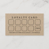 Carte De Fidélité Café Café Café Café Café Café (Dos)