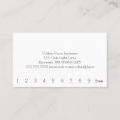 Carte De Fidélité Café de conception sur la boisson simple de (Dos)