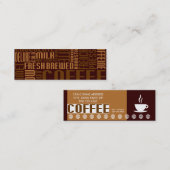 Carte De Fidélité café (petit conversation) (Devant / Derrière)