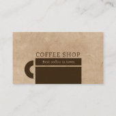 Carte de fidélité Café Shop (Dos)