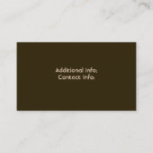 Carte de fidélité Café Shop 3 (Dos)