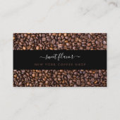 Carte de fidélité Café Shop - Bande de café (Dos)