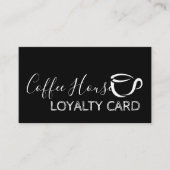 Carte de fidélité Café Shop - Icône Café (Devant)