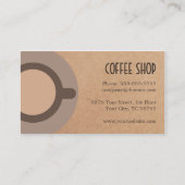 Carte De Fidélité Café simple Brown Loyalty Card Shop 3. (Devant)