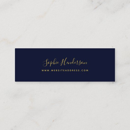 Carte De Fidélité Calligraphie moderne Sapphire Blue Bokeh Lumières (Dos)