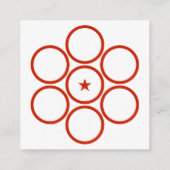 Carte De Fidélité carré de baiser de crâne loyauté (Dos)