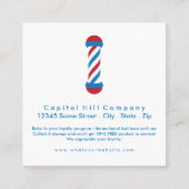 Carte De Fidélité carré loyauté barbershop (Devant)