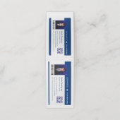 Carte De Fidélité Cartão de Visita Personalizado (Extérieur déplié)