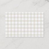 Carte De Fidélité Carton de tirage au sort de couches pour bébé Rust (Dos)
