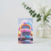 Carte De Fidélité CARWASH customer loyalty punch card (Debout devant)