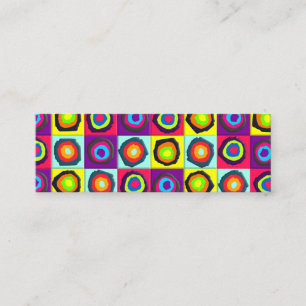 Carte De Fidélité cercles motif