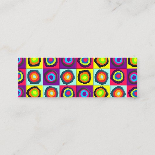 Carte De Fidélité cercles motif (Devant)