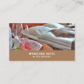 Carte De Fidélité Chambre D'Hôtel, Hébergement Hôtel Affaires (Dos)