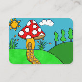 Carte De Fidélité champignon rouge mignon (Devant)