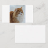 Carte De Fidélité Chat_des_forêts_norvégiennes (Devant / Derrière)