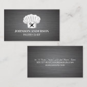 Carte De Fidélité Chef Casquette Rolling Pin et Whisk | Arrière - pl (Devant / Derrière)