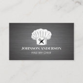 Carte De Fidélité Chef Casquette Rolling Pin et Whisk | Arrière - pl (Devant)