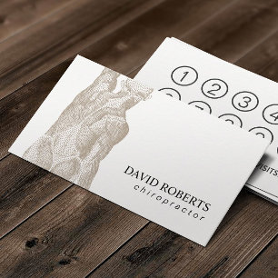 Carte De Fidélité Chiropratique chiropraticien Massage Thérapie Loya