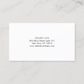 Carte De Fidélité Classic Rose Parties scintillant Salon Loyalty Pun (Dos)