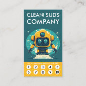 Carte de fidélité Clean Suds Wash (Devant)