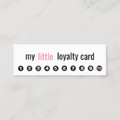 Carte de fidélité client 10 Punch Pink Beauty Salo (Devant)